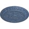 Ekena Millwork Exeter Ceiling Medallion (Fits Canopies up to 3 1/8"), 17 3/4"OD x 1 1/8"P, Americana Crackle CM17EXAMC - alternate 3